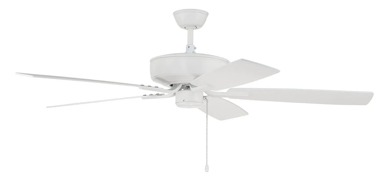 Pro Plus 52" Ceiling Fan in White