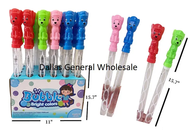 Puppy Dog Bubble Blower Wands Wholesale