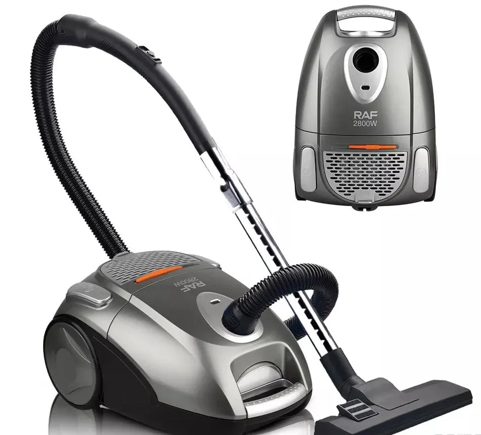 RAF Canister Vacuum Cleaner, 2800Watts, Silver