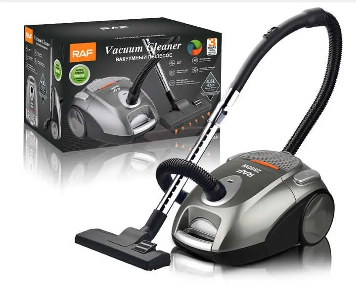 RAF Canister Vacuum Cleaner, 2800Watts, Silver