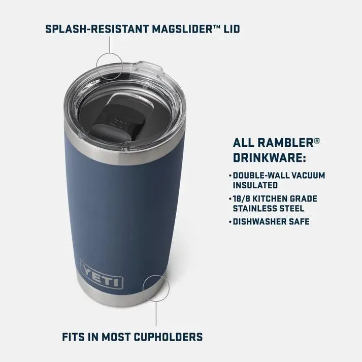 Rambler® 20 oz (591 ml) Tumbler - Charcoal