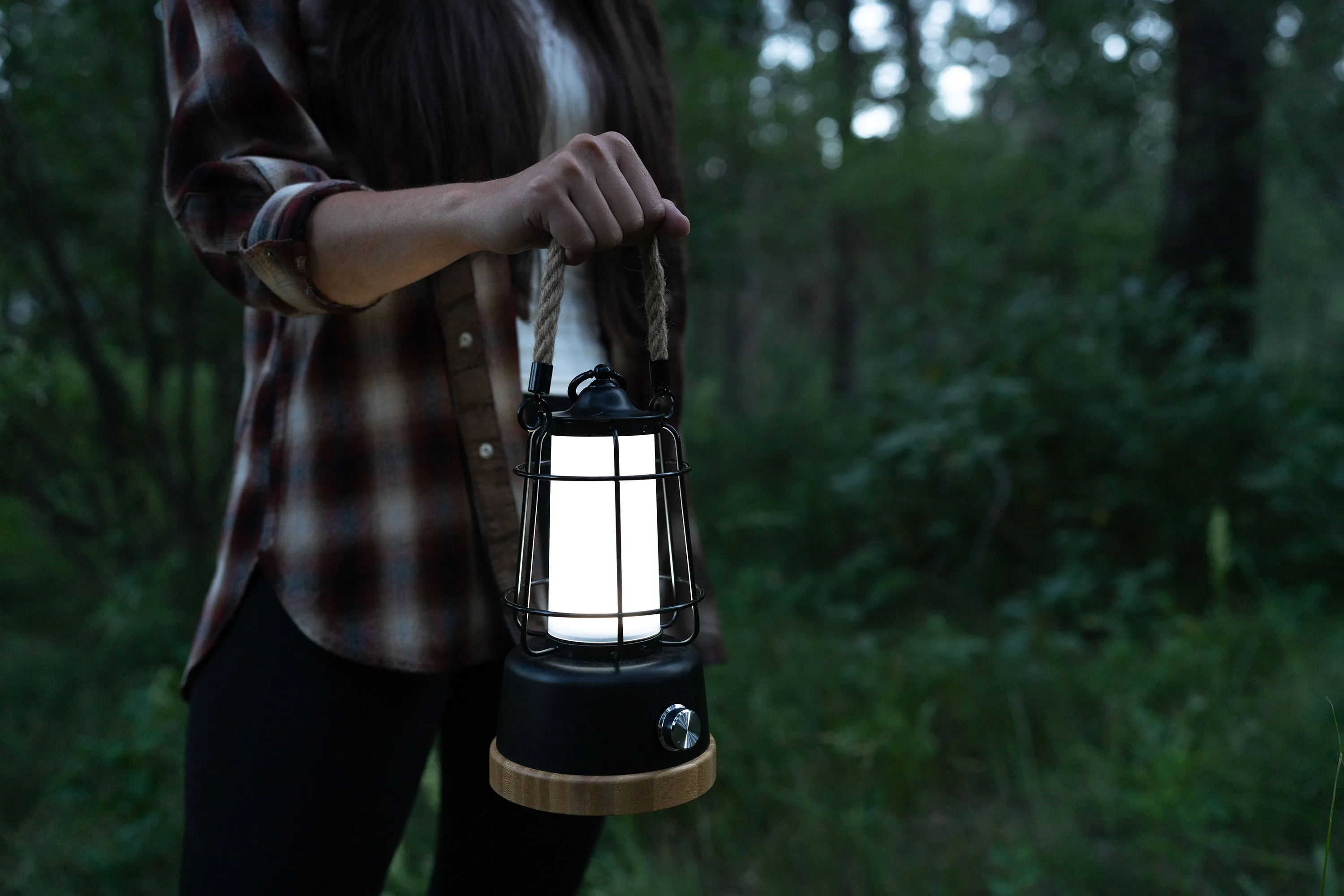 Rechargeable Hemp Rope Lantern - 1000 Lumen