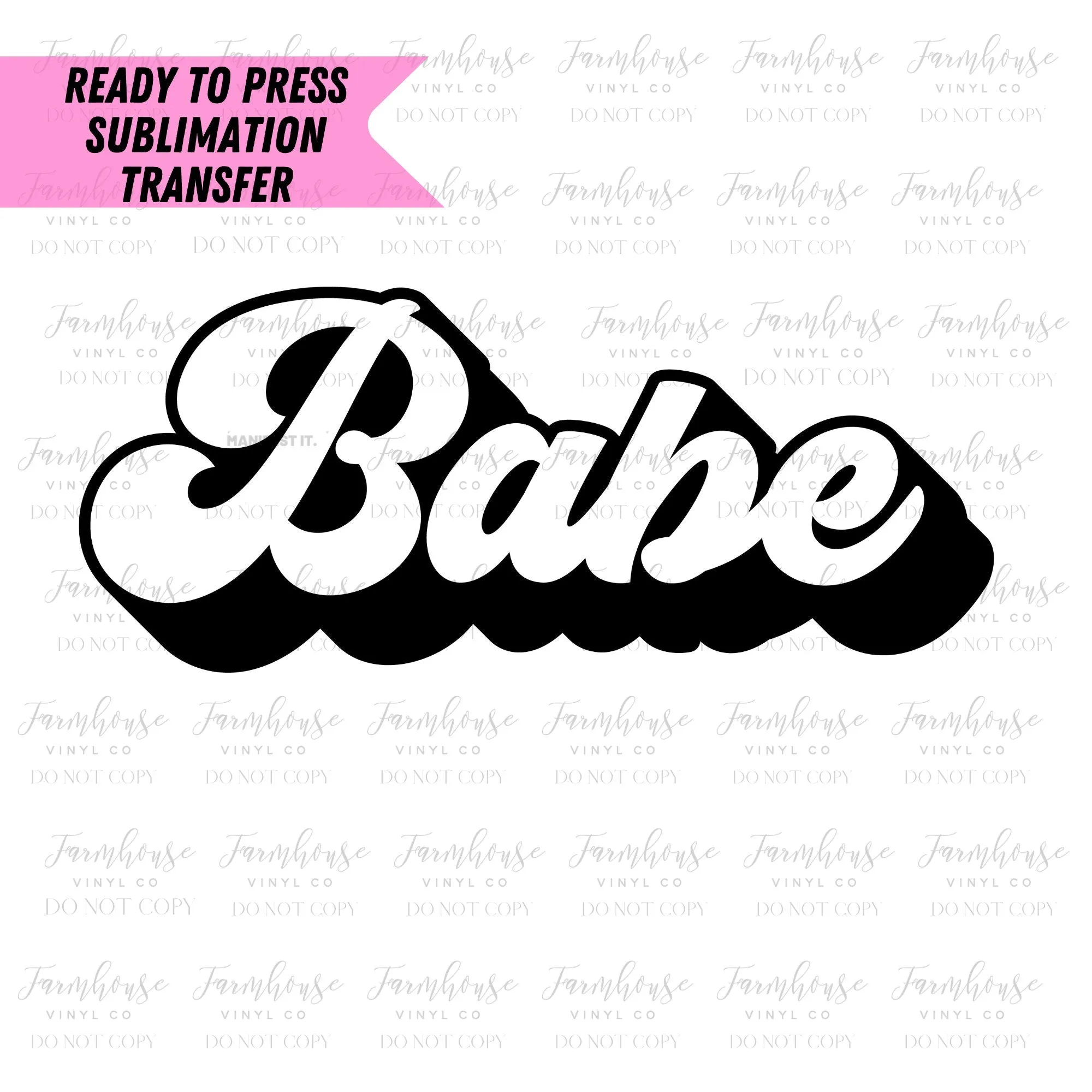 Retro Bride Babe Bachelorette Ready To Press Sublimation Transfer