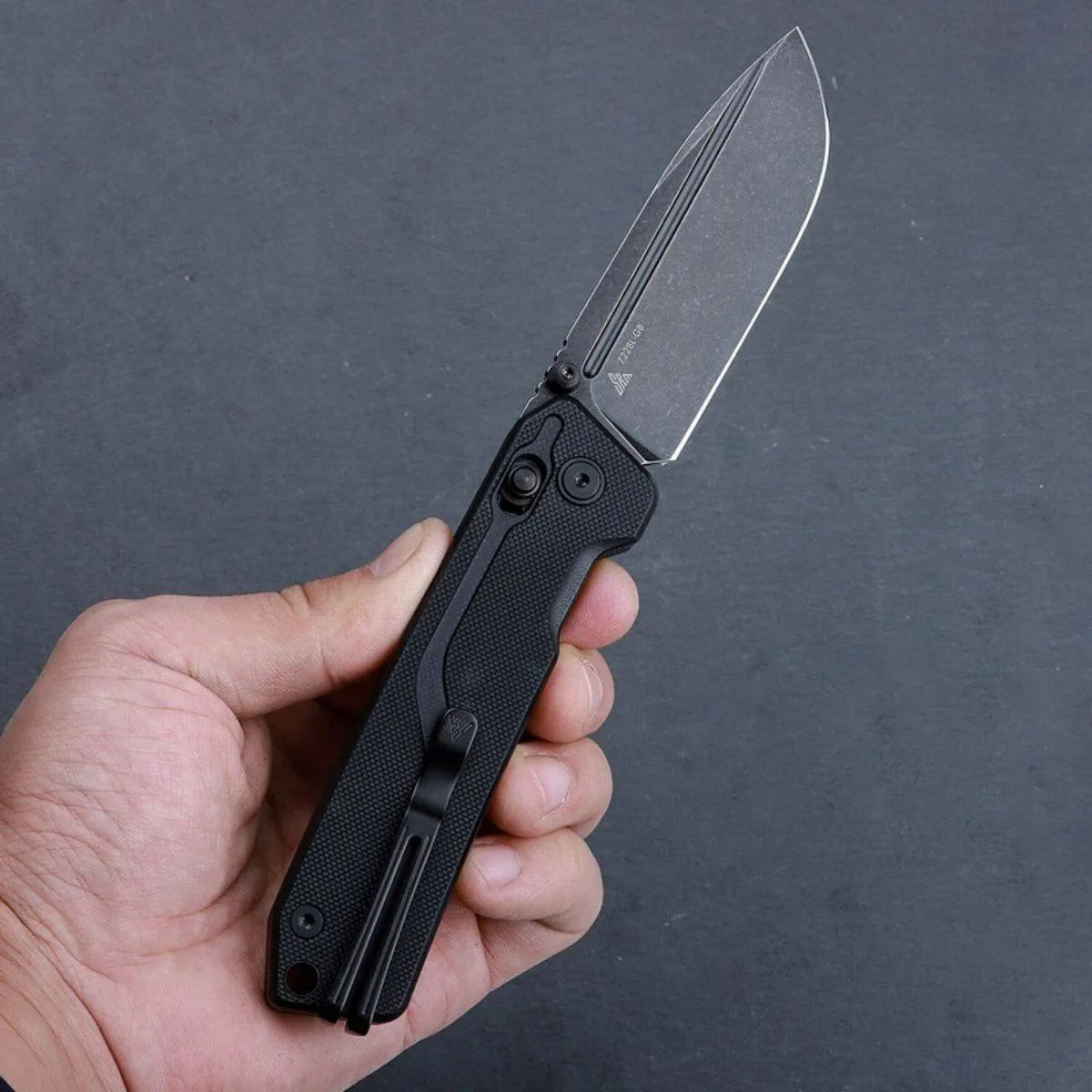 Rubik Folding Blade Knife 7228L-GB - Black