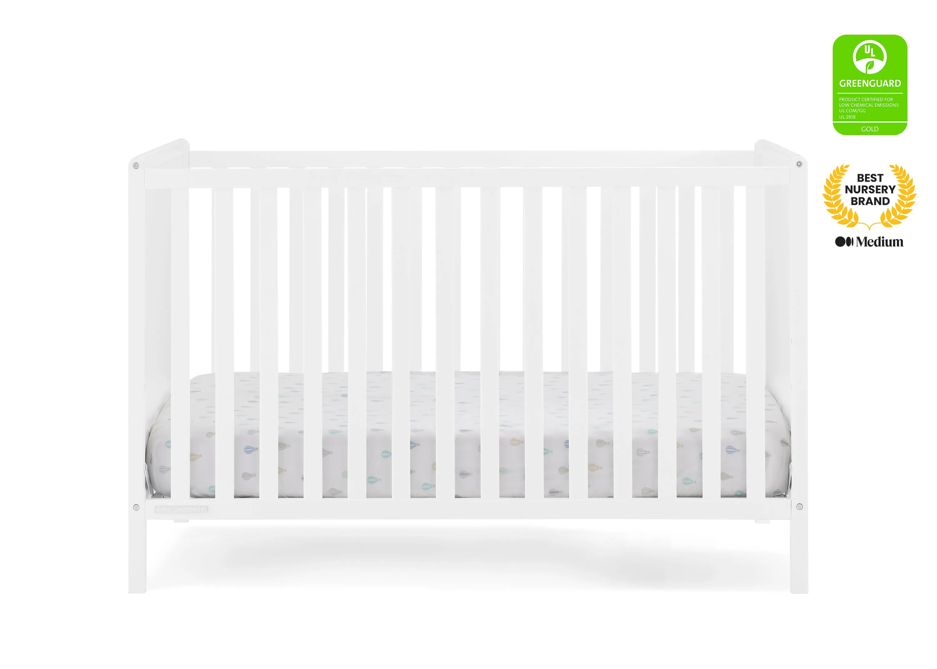 Ruby 6-in-1 Convertible Crib & Changing Table 2-Piece Set