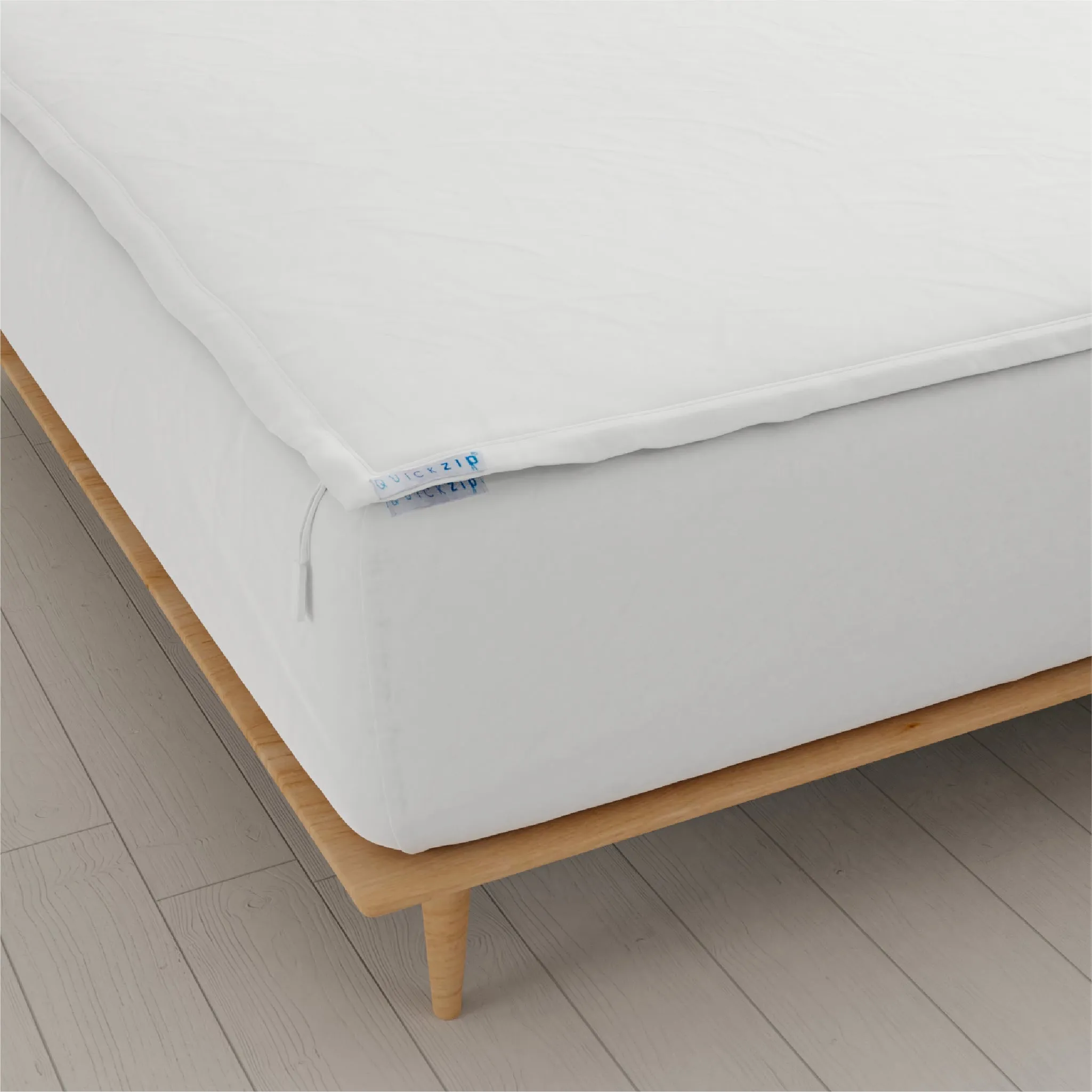 Sateen Fitted Sheet (Base   Zip Sheet ) - Cal King