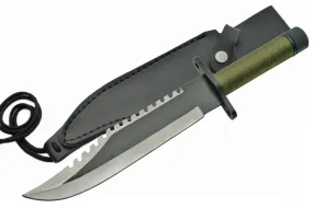 Saw Tooth Survival Knife with Sheath