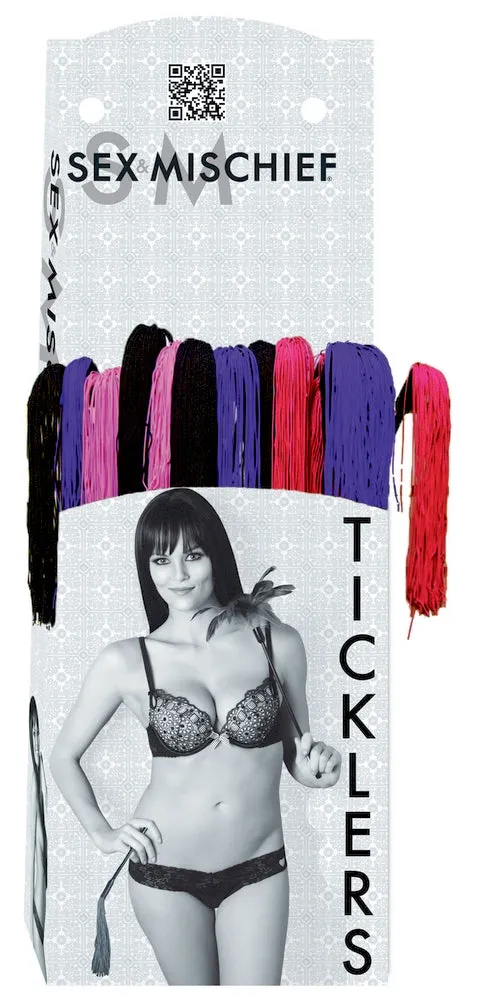 Sex & Mischief Rubber Tickler 12 Pieces Assorted