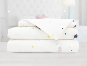 Space print Juvenile Sheet sets