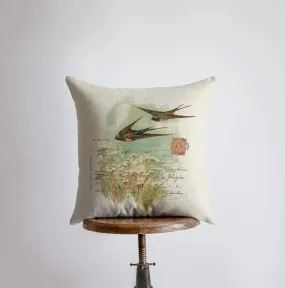 Sparrow | Pillow Cover | Bird Nest | Pillow | Farmhouse Decor | Home Decor | Throw Pillow | Gift for her | Cute Home Decor | Country Decor