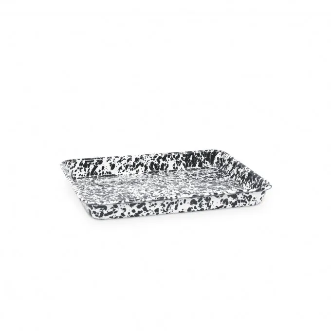 Splatter Small Rectangle Tray | Crow Canyon Home