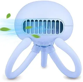 Stroller Fan Bladeless Portable Fan Flexible Tripod Leafless Fan