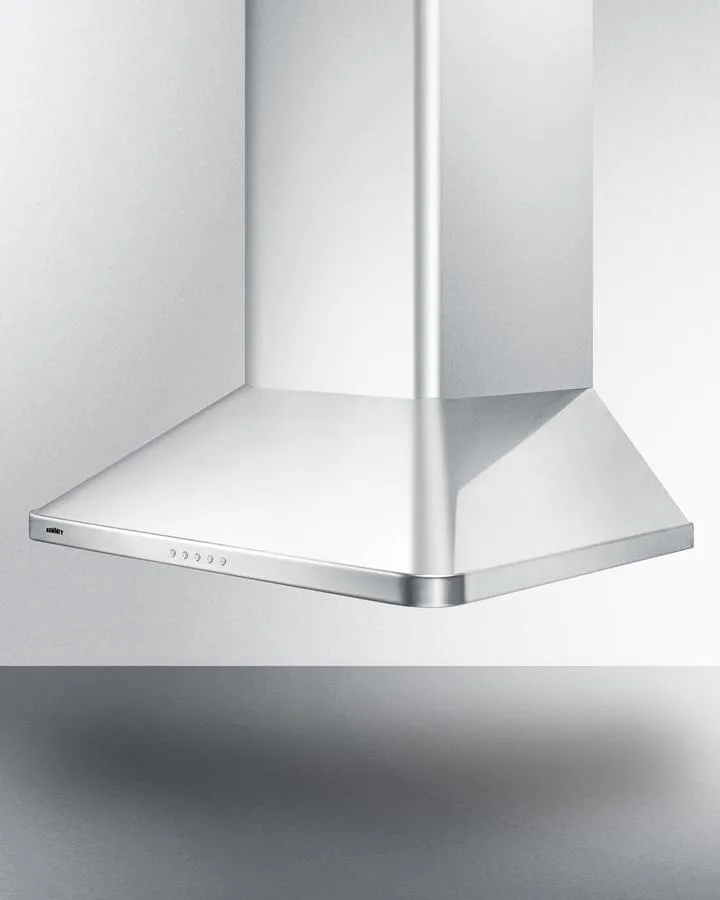 Summit SEH3624SSADA 24" Wide Wall-mounted Range Hood, ADA-compliant