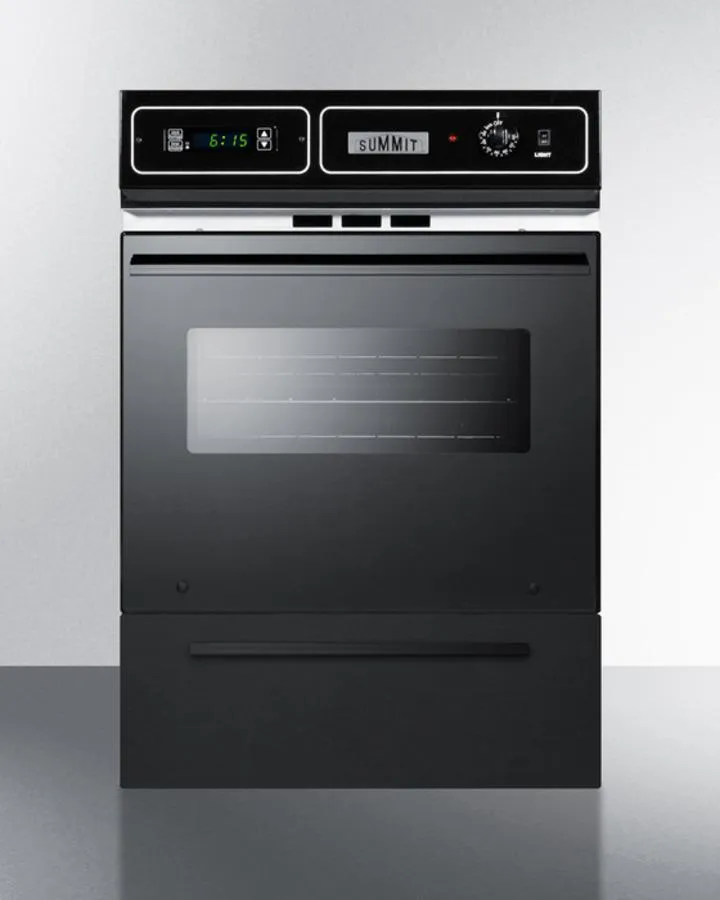 Summit TEM721DK 24" Wide Electric Wall Oven