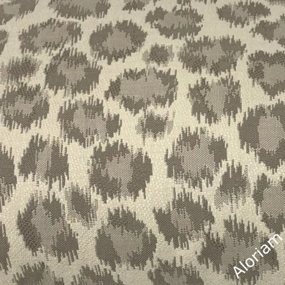 Sunbrella Taupe Brown Cream Leopard Spot Pillow Cover (Performance fabric)