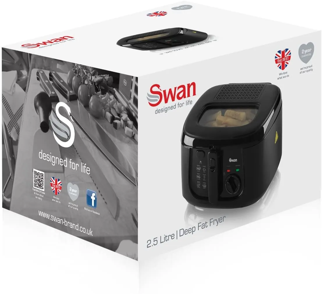 Swan 2.5L Square Fryer