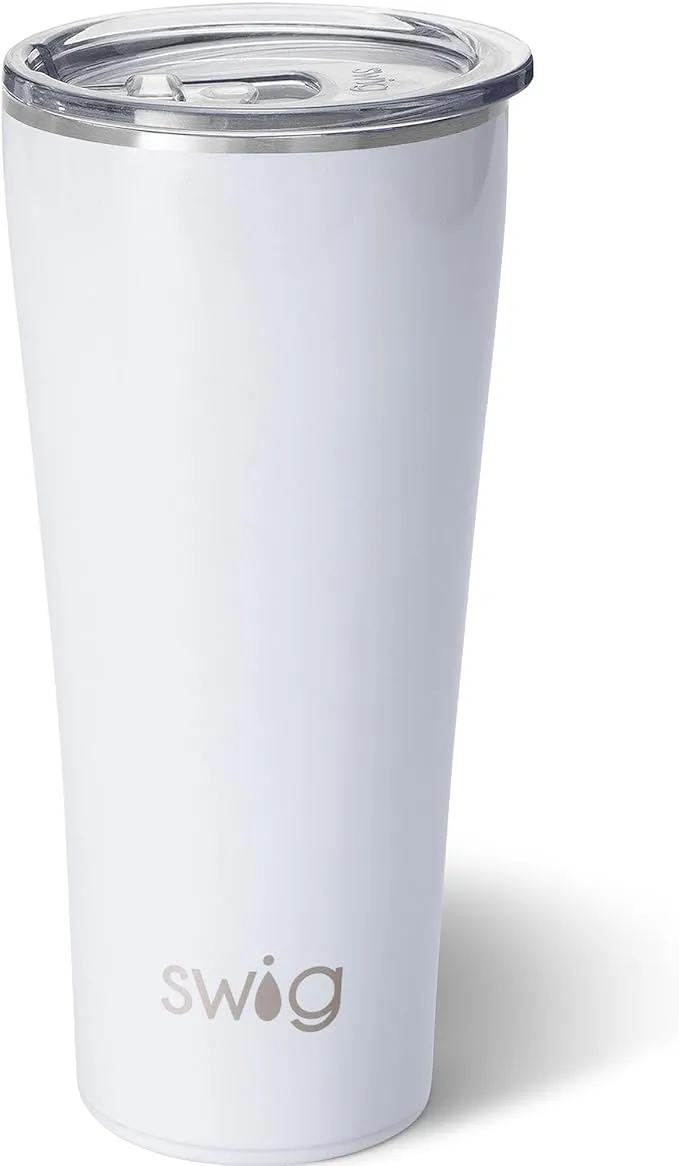 Swig - Shimmer Diamond White Tumbler 32oz