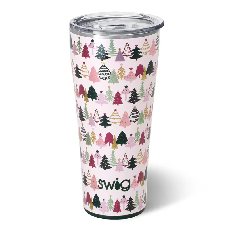 Swig | Tinseled Trees Tumbler in 32 oz