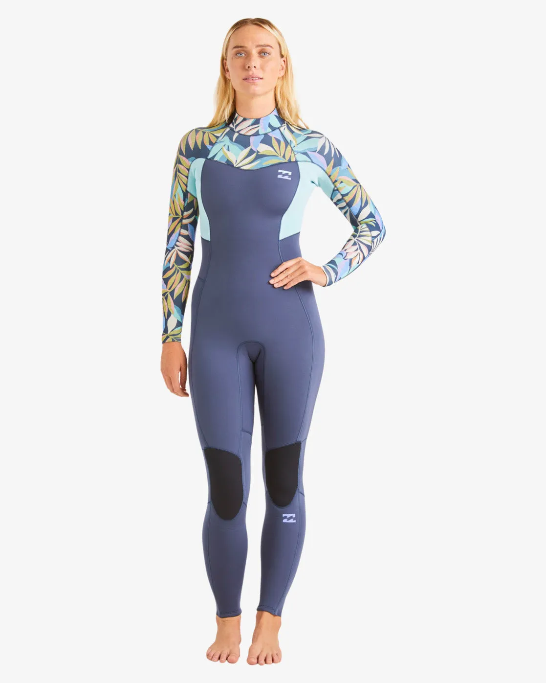 SYNERGY BACK ZIP 3/2MM FULL SUIT - INDIGO OCEAN