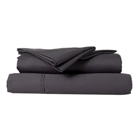 Tencel Rich Charcoal Sheet Set Set by Phase 2