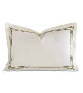 Tessa Ivory Boudoir Pillow Cover 12x18 in Oliva