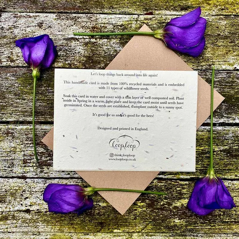 Thank You - Plantable Wildflower Card