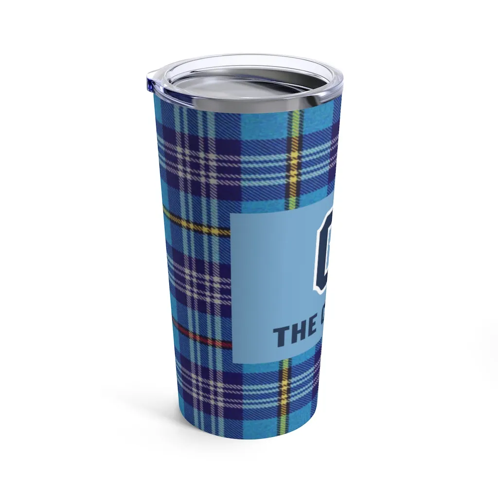 The Citadel,  Block C Athletic Logo with Tartan Tumbler 20oz