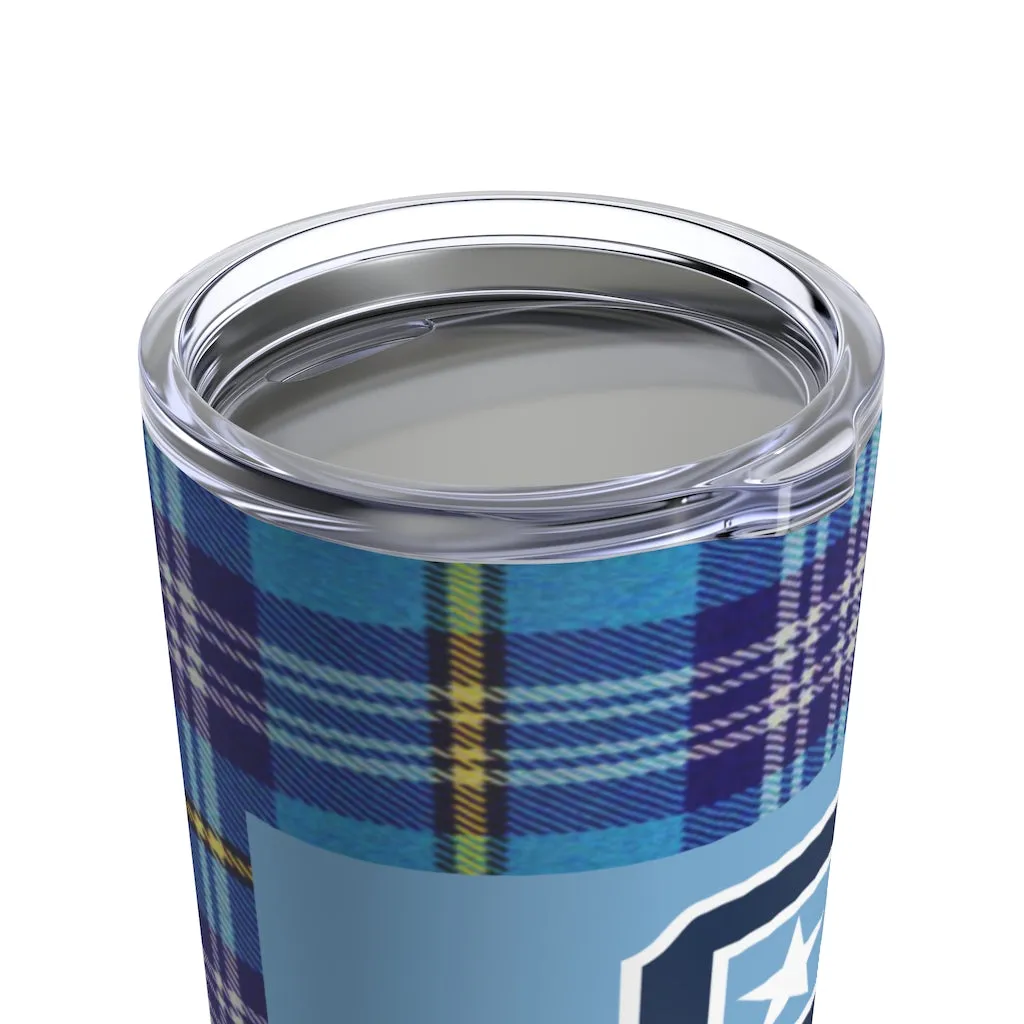 The Citadel,  Block C Athletic Logo with Tartan Tumbler 20oz