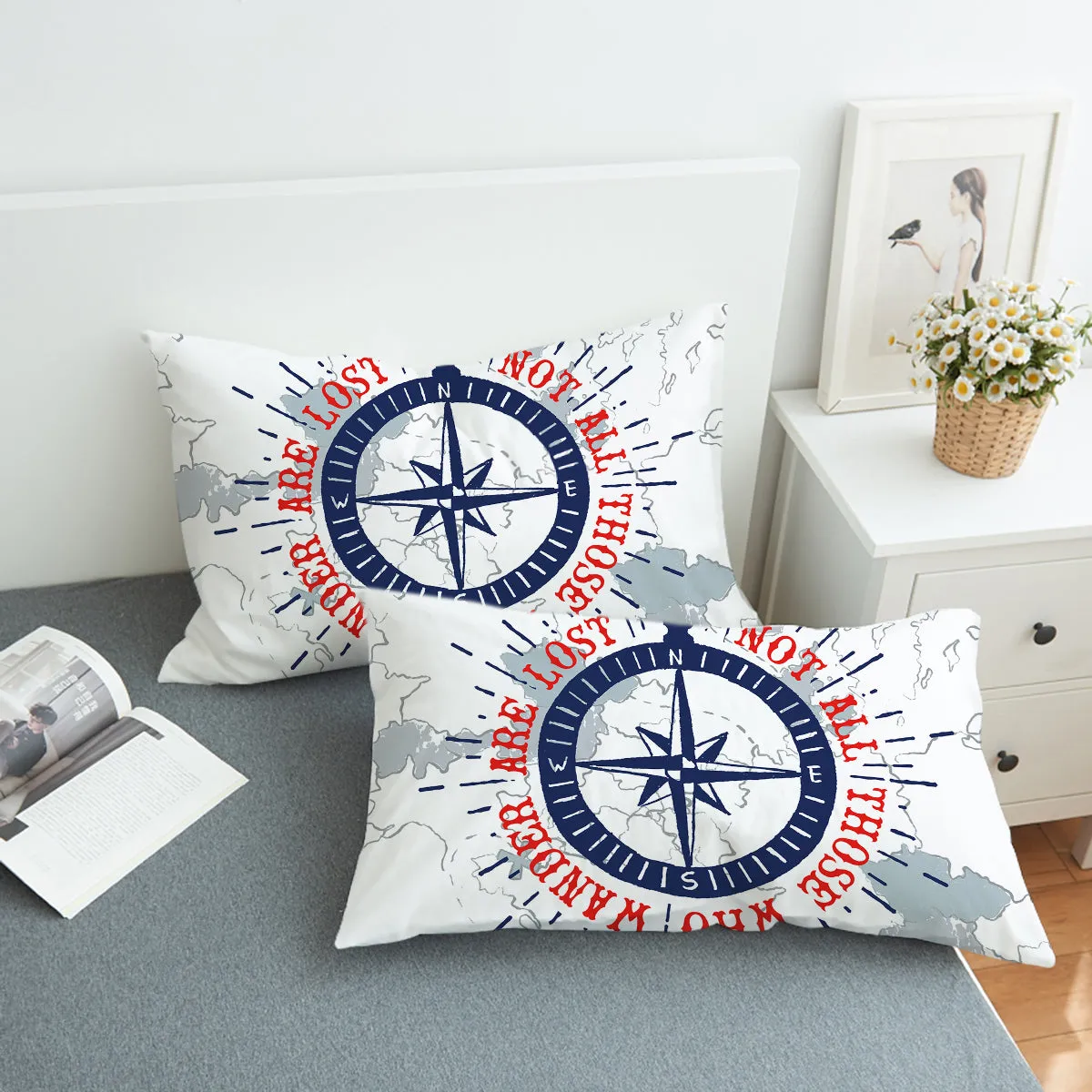 The Seafarer Comforter Set