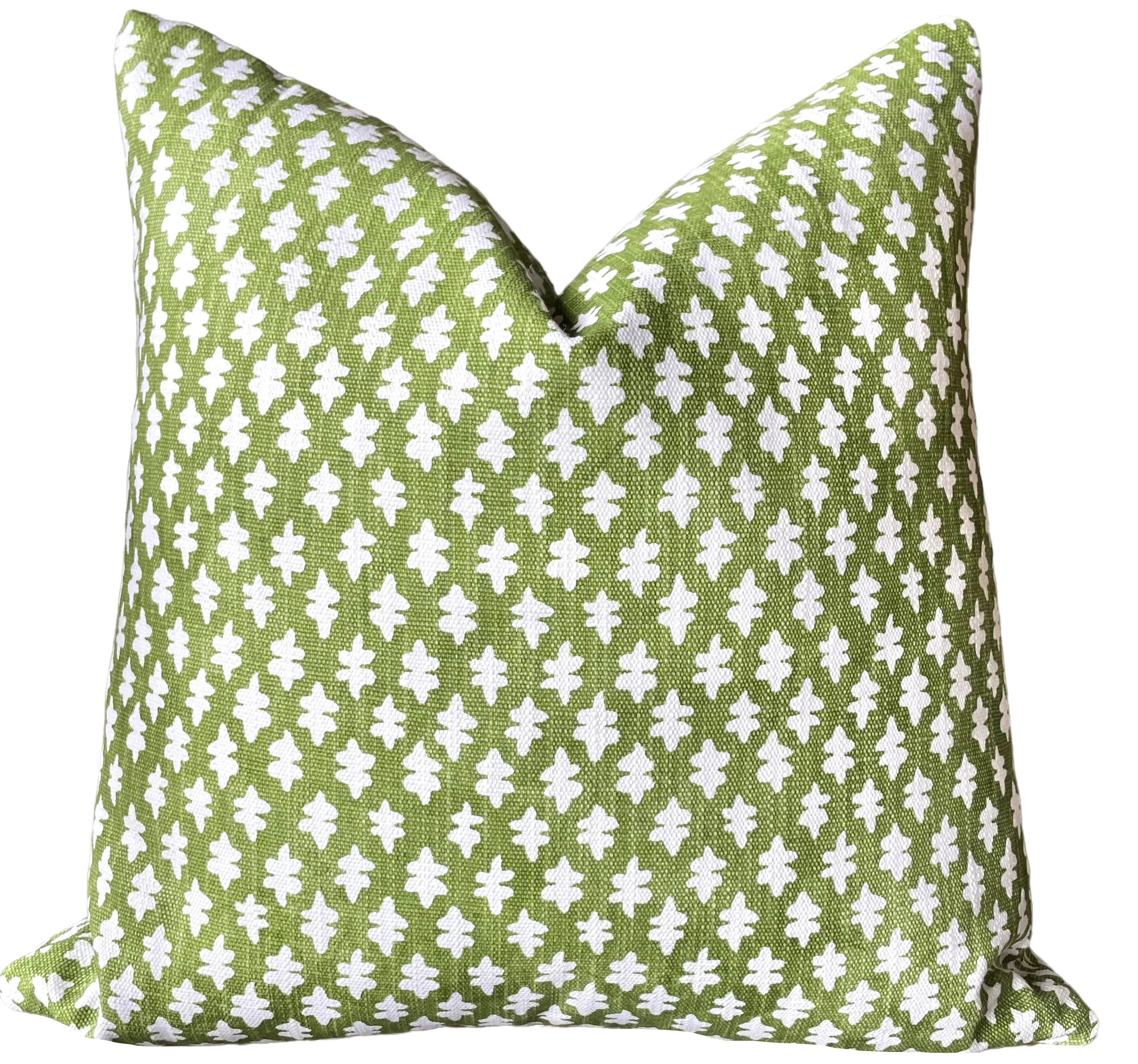 The Willow Collection: Blue, Green, & White Mix and Match Decorative Pillow Covers