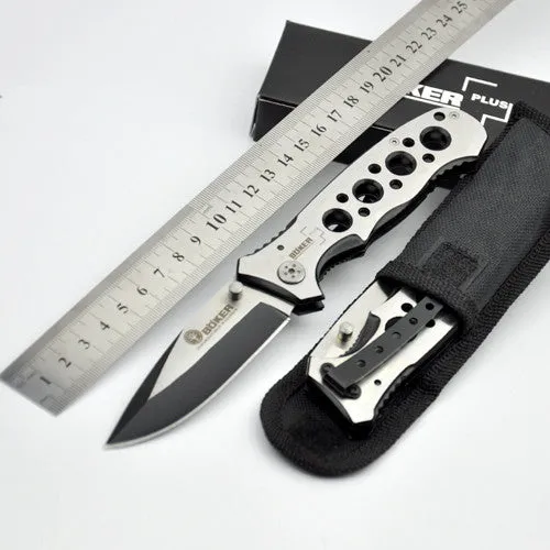 Top quality Folding Survival Knife Pocket knife 56HRC 440 Best Gift