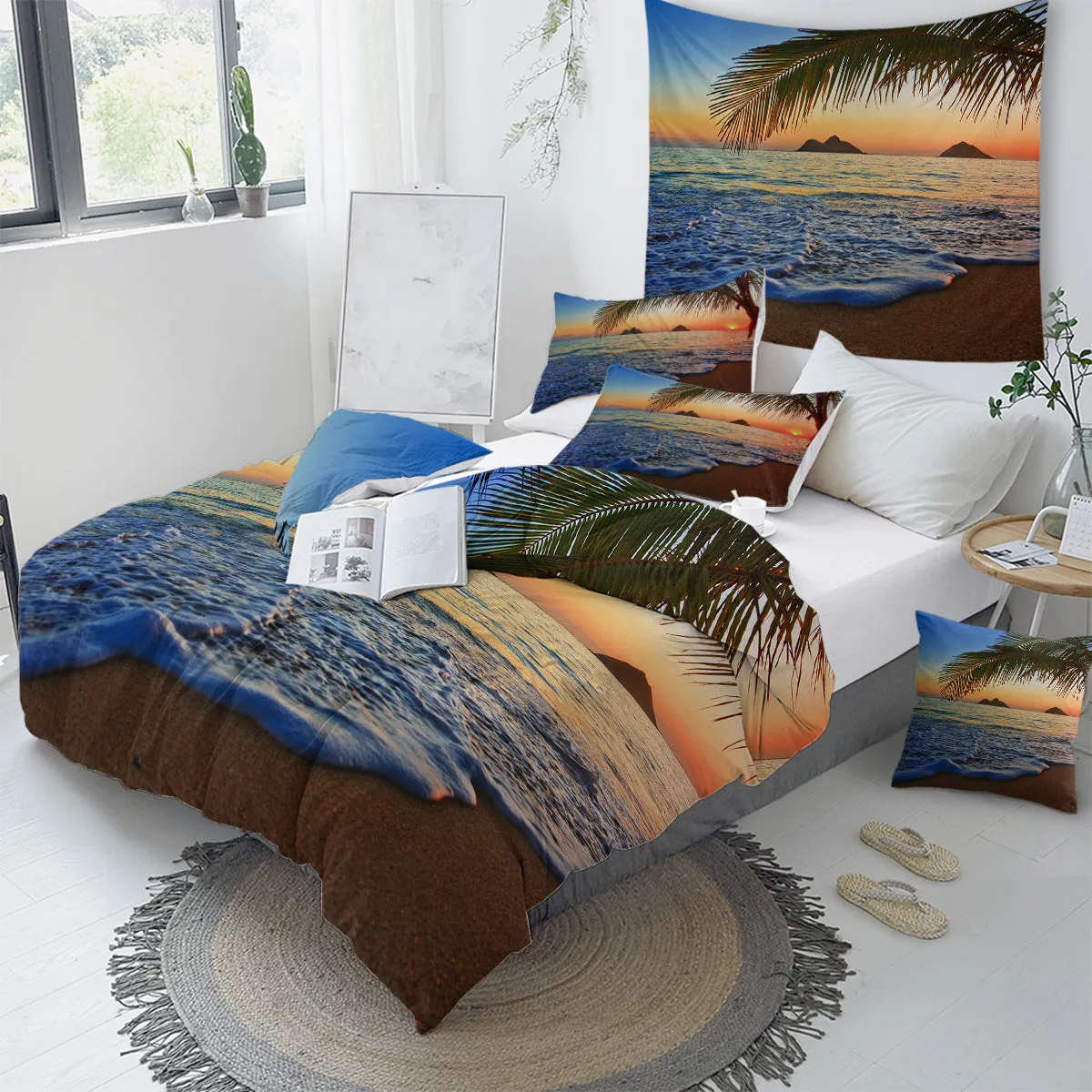 Tropical Sunset Duvet Cover Set