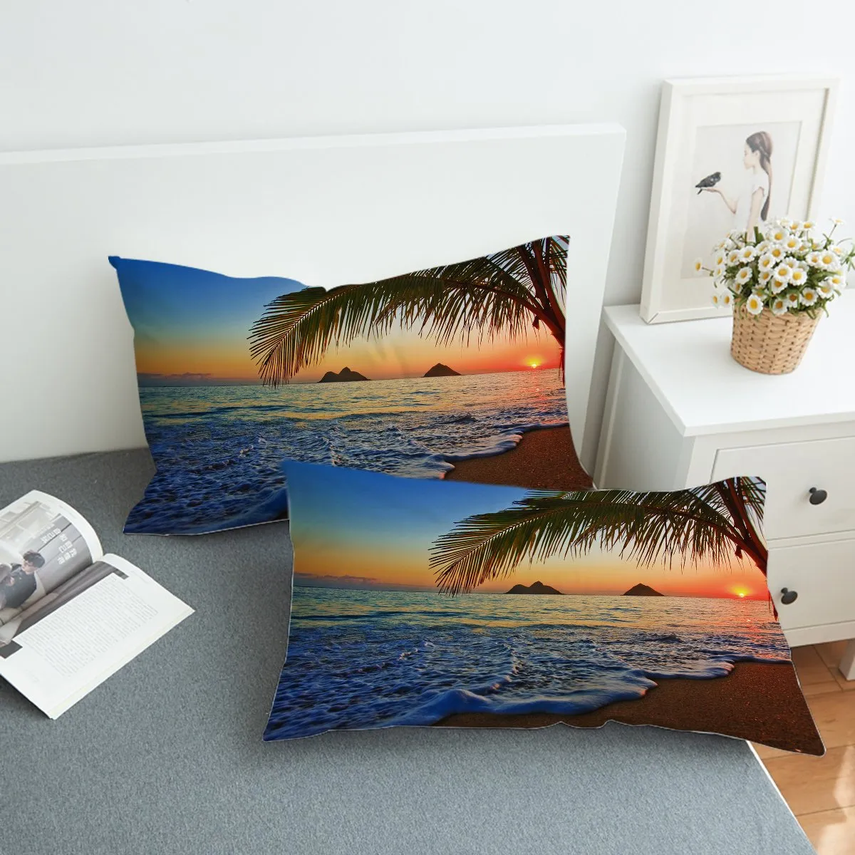 Tropical Sunset Duvet Cover Set