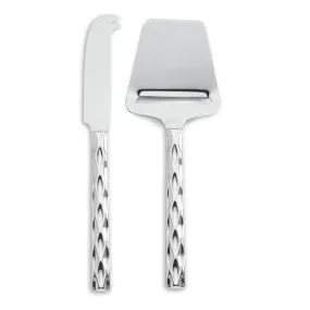 Truro Cheese Shaver & Knife Set - Platinum