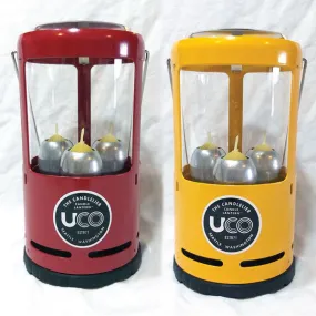 UCO Camping Lantern Red or Yellow - Three Candle