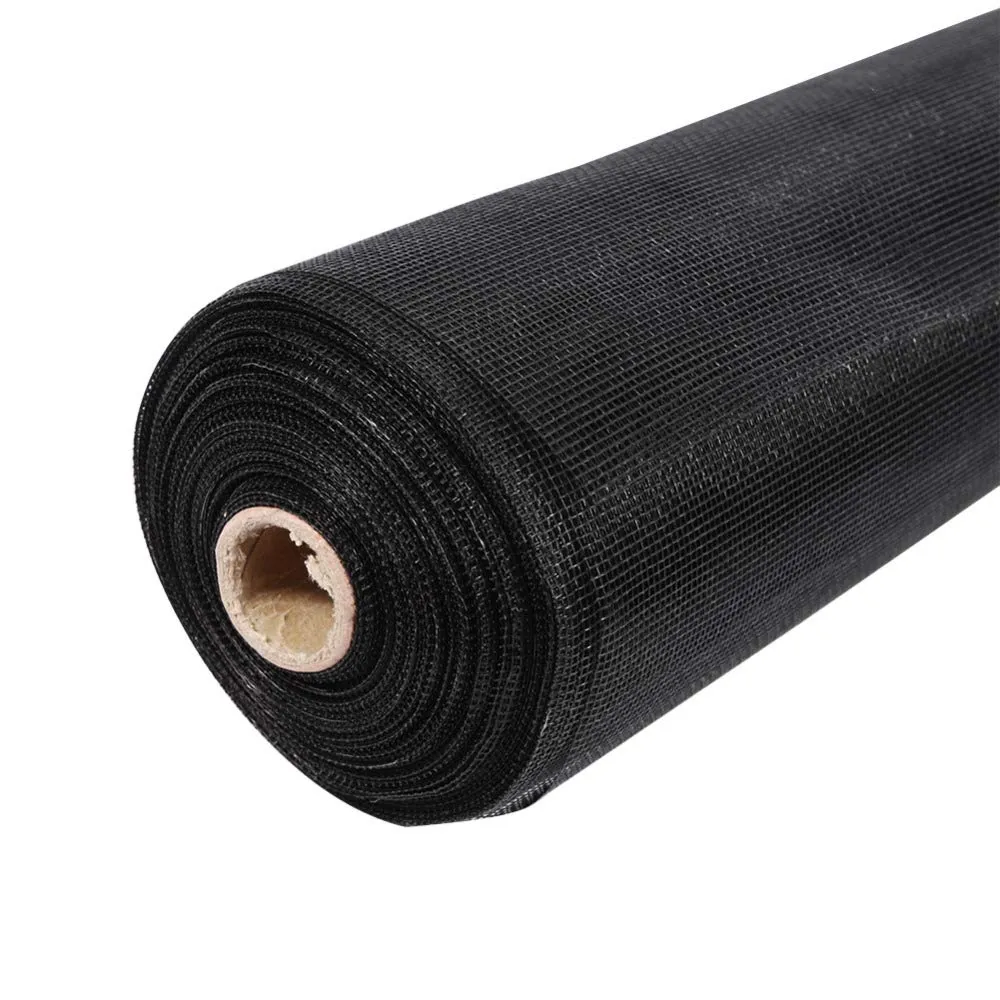 UR LITTLE SHOP Mosquito Net for Windows Fiberglass Mesh Full Bundle/Full Roll 4/100 Feet (120/3000 Cm) 48/1200 Inches with 1 Year Guarantee (Black Color)