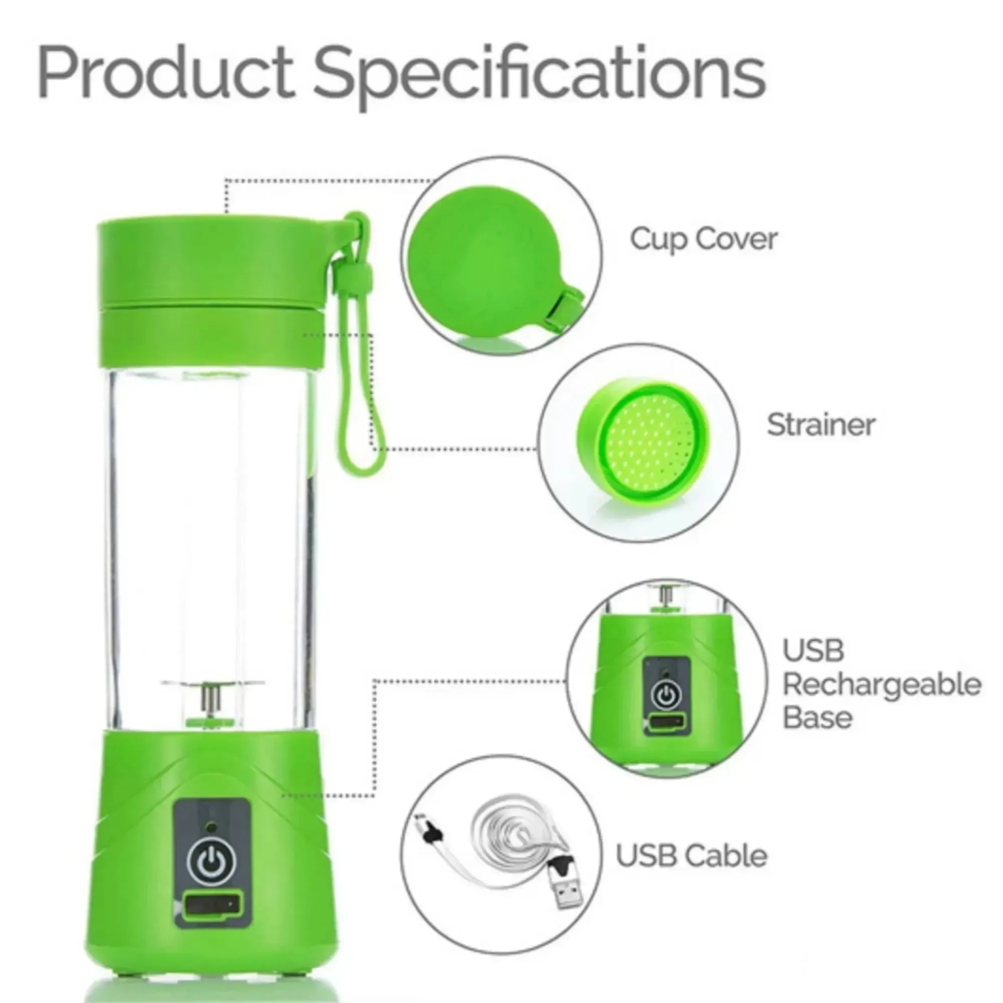 USB Chargeable Juicer Blender