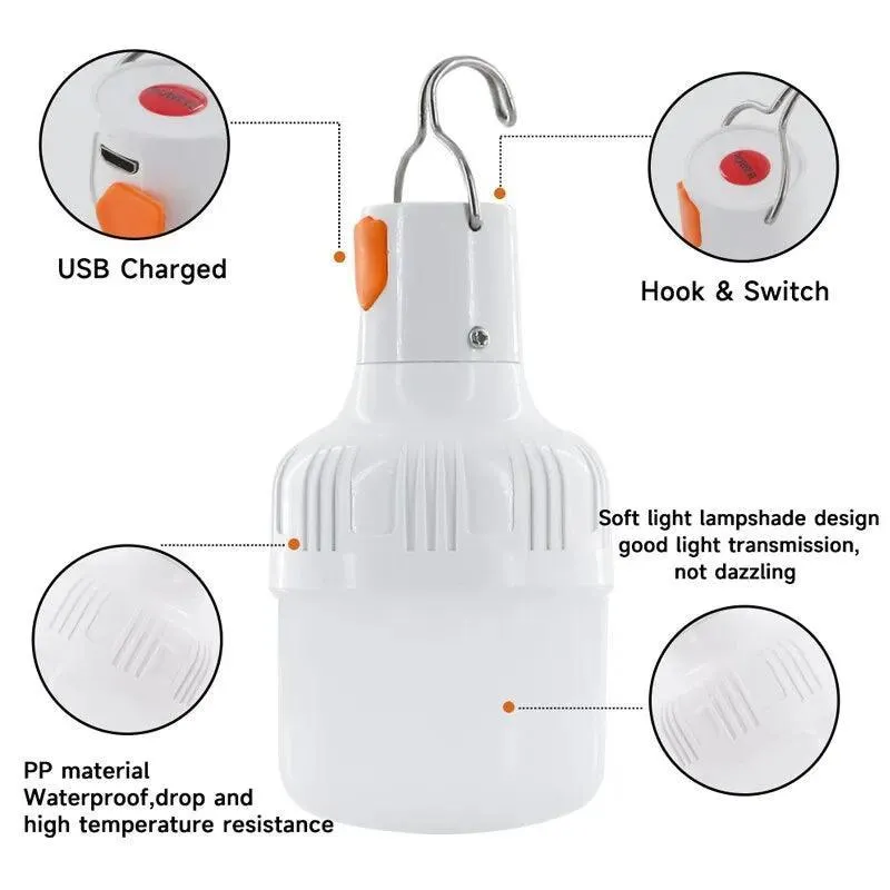 USB Rechargeable LED Lantern: Light Up Your Outdoor Adventures