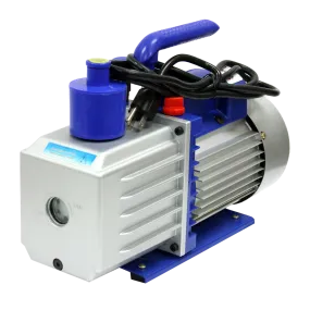 Vacuum Pump 7.0 Cfm 2- Stage 3/4Hp 120 Microns 198Lt/Hr 3440Rpm 14.5 Kgs Multipower Switch 115-220V 50-60 Hz