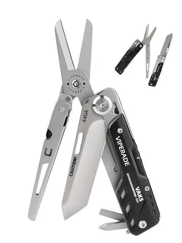 VAK5 Multitool Pocket Knife, EDC Scissor