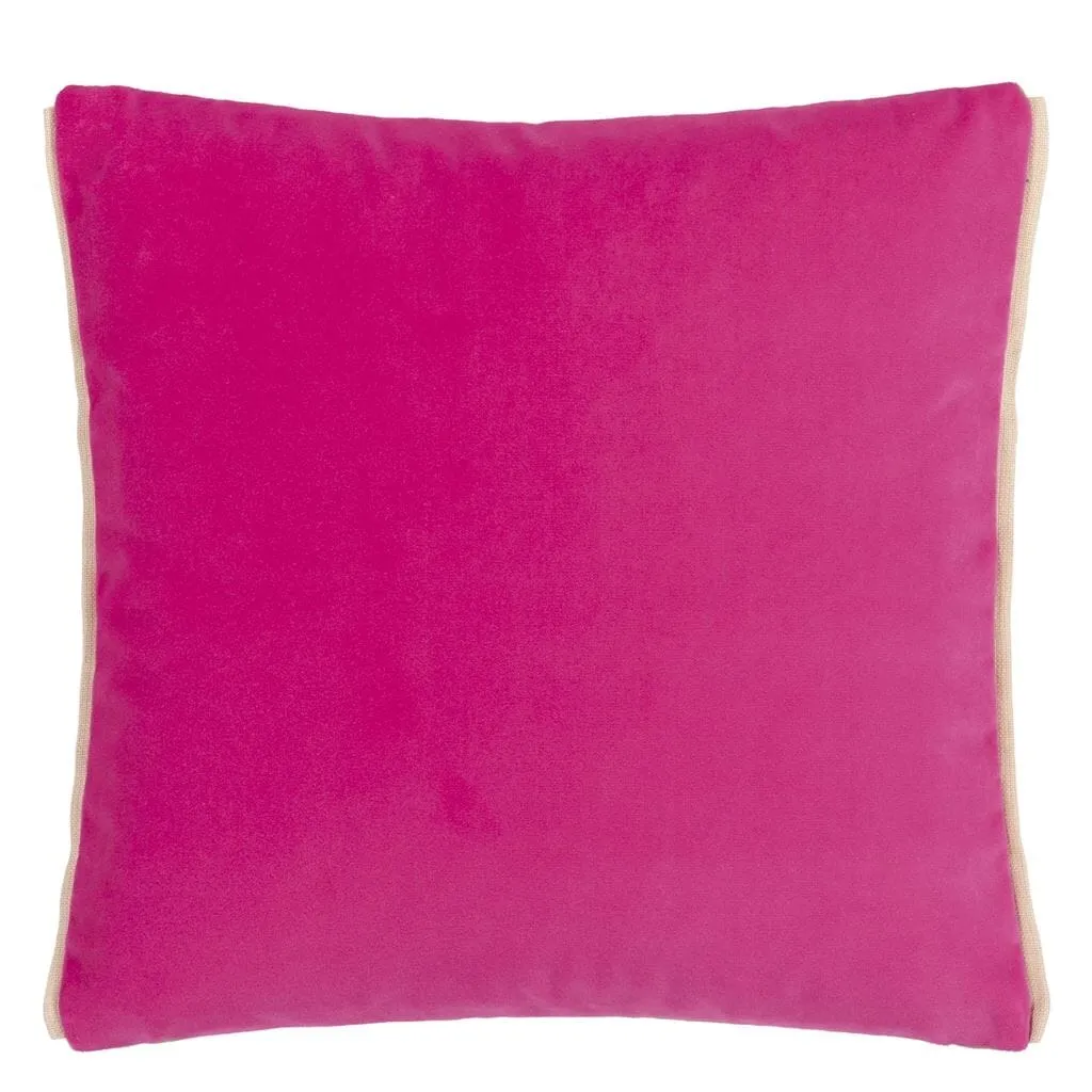 Varese Fuchsia Malachite Decorative Pillow by Designers Guild