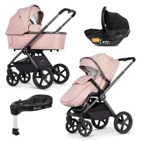 Venicci Upline (Misty Rose) 3-in-1 Travel System with ISOFIX Base