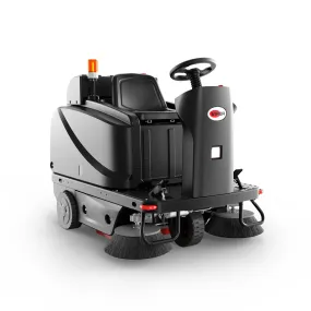 Viper ROS1300 Rider Floor Sweeper w/ Dust Control - 53" Sweeping Path