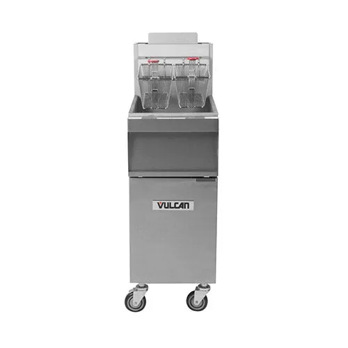 Vulcan 1GR45M 45 Lb High Efficiency Floor Tube Fired Natural Gas Fryer