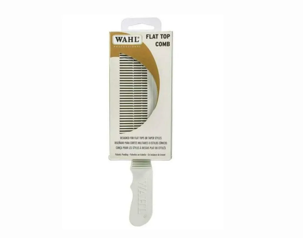 Wahl Flat Top Comb – White #3329-100