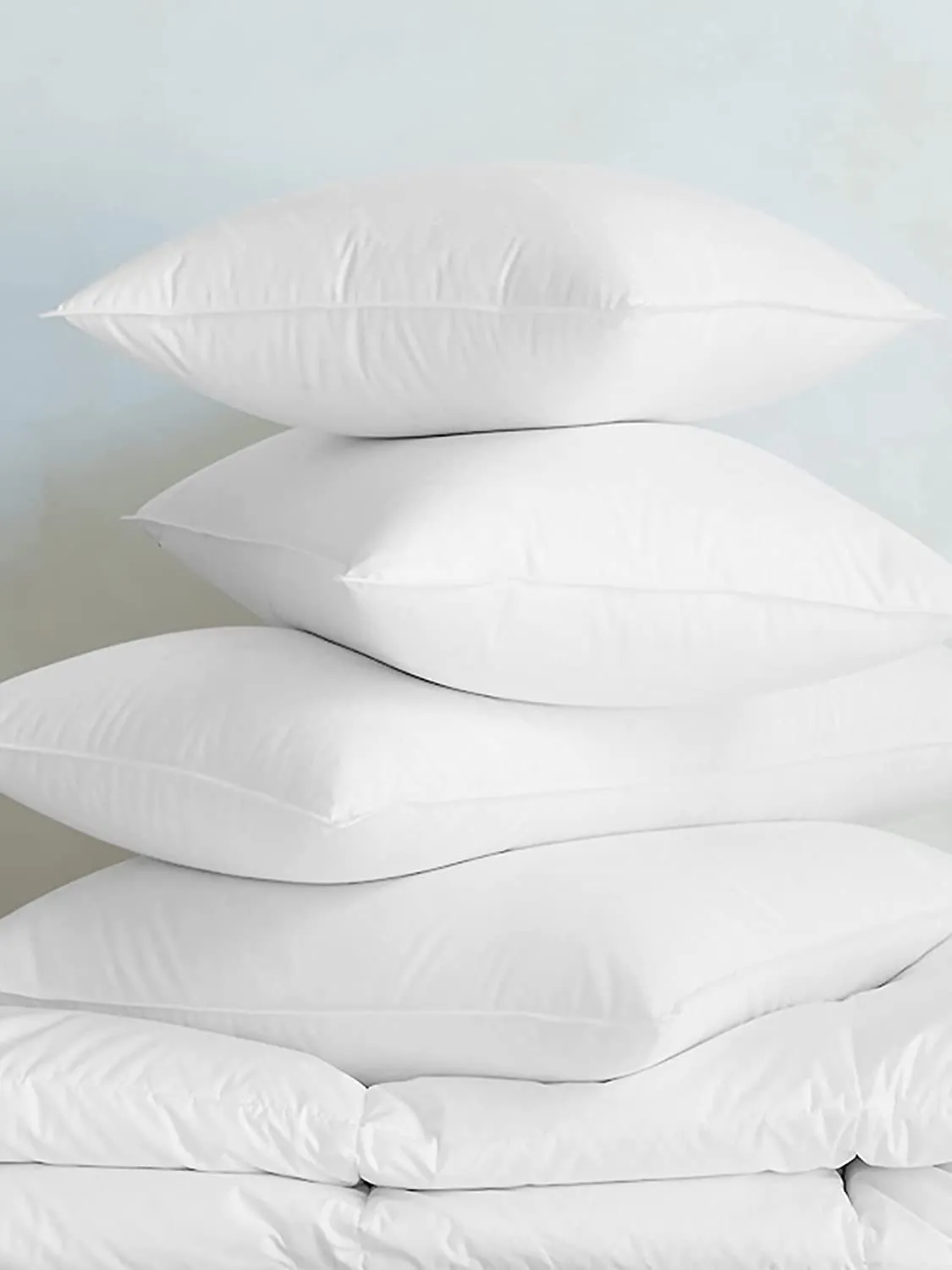 Wakewell Pack/Set of 4 Pillows, Soft Microfibre, 61 cm x 41 cm - 4 Pillow, 3 Months Warranty