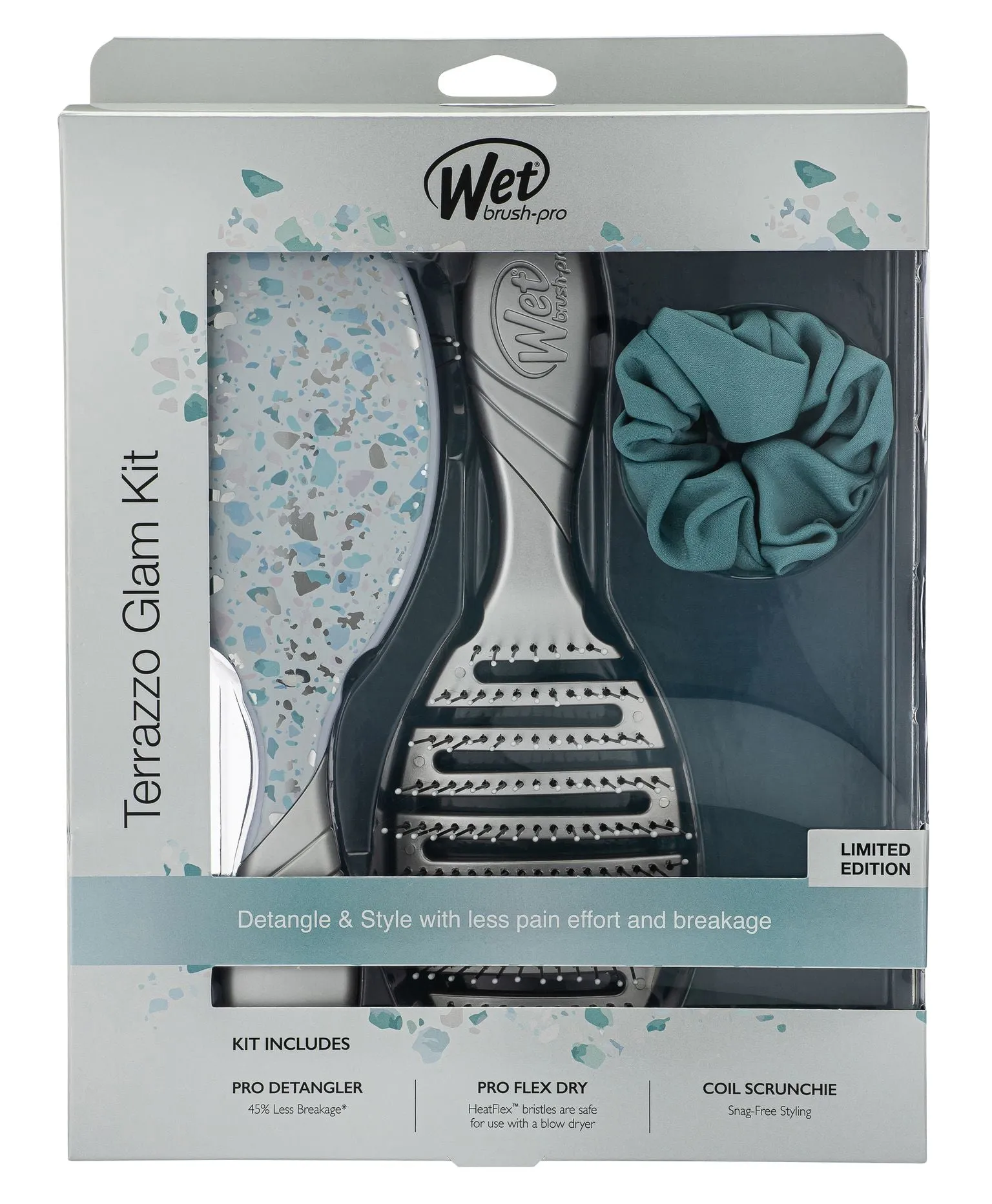 Wet Brush Pro Terrazzo Glam Kit