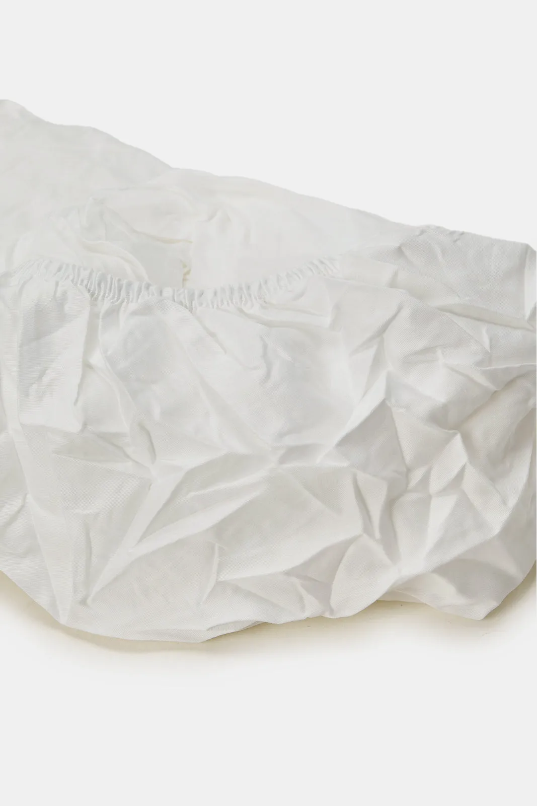 White Cotton Fitted Sheet
(Single Size)