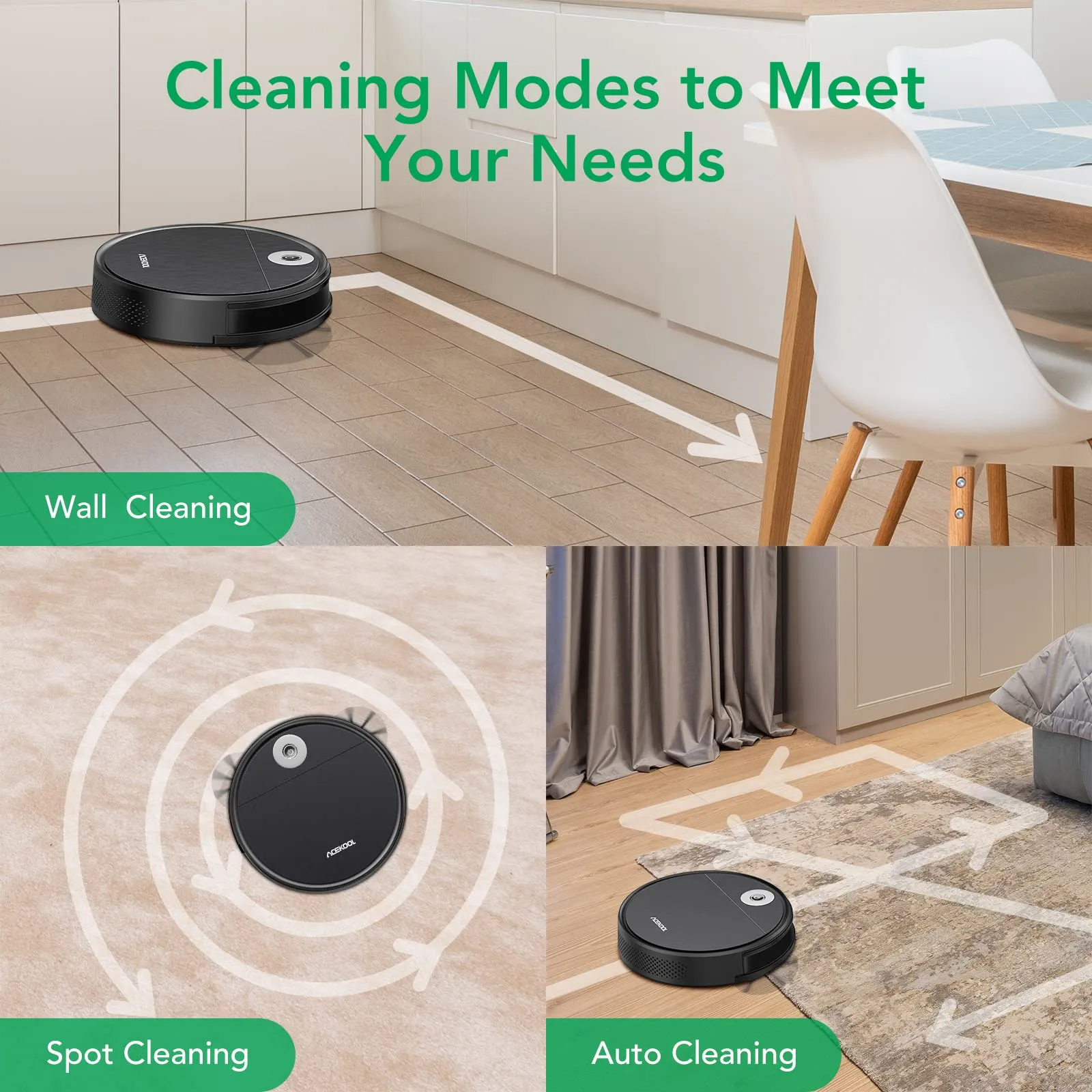 WHIZMAX Automatic Robot Vacuum CI1 Smart Strong Suction Cleaner