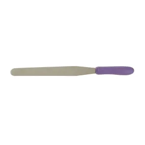 Winco TWPS-9P Bakery Spatula, Purple PP Handle, 10" x 1-3/8" Blade, Allergen Free